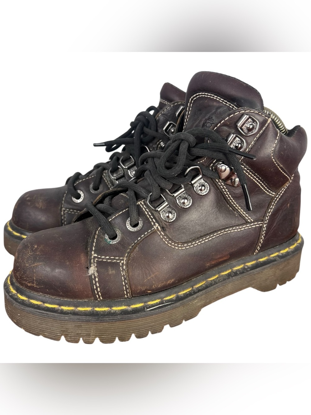 Dr. Martens 9349 (Sz Women 7) (Sz Men’s 6 Chunky Sole Leather Work/Hiking Boots